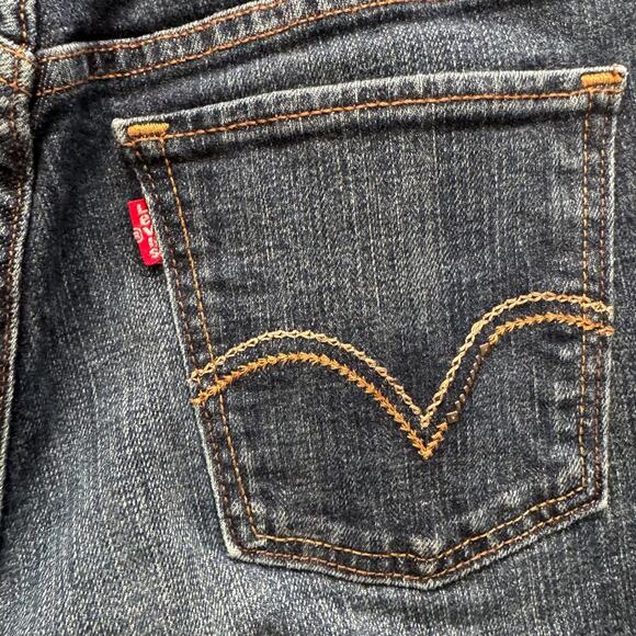 Levis 515 Bootcut Jeans Womens Sz 6 28x31 Blue Mid Rise country Boot Cut - Picture 14 of 15